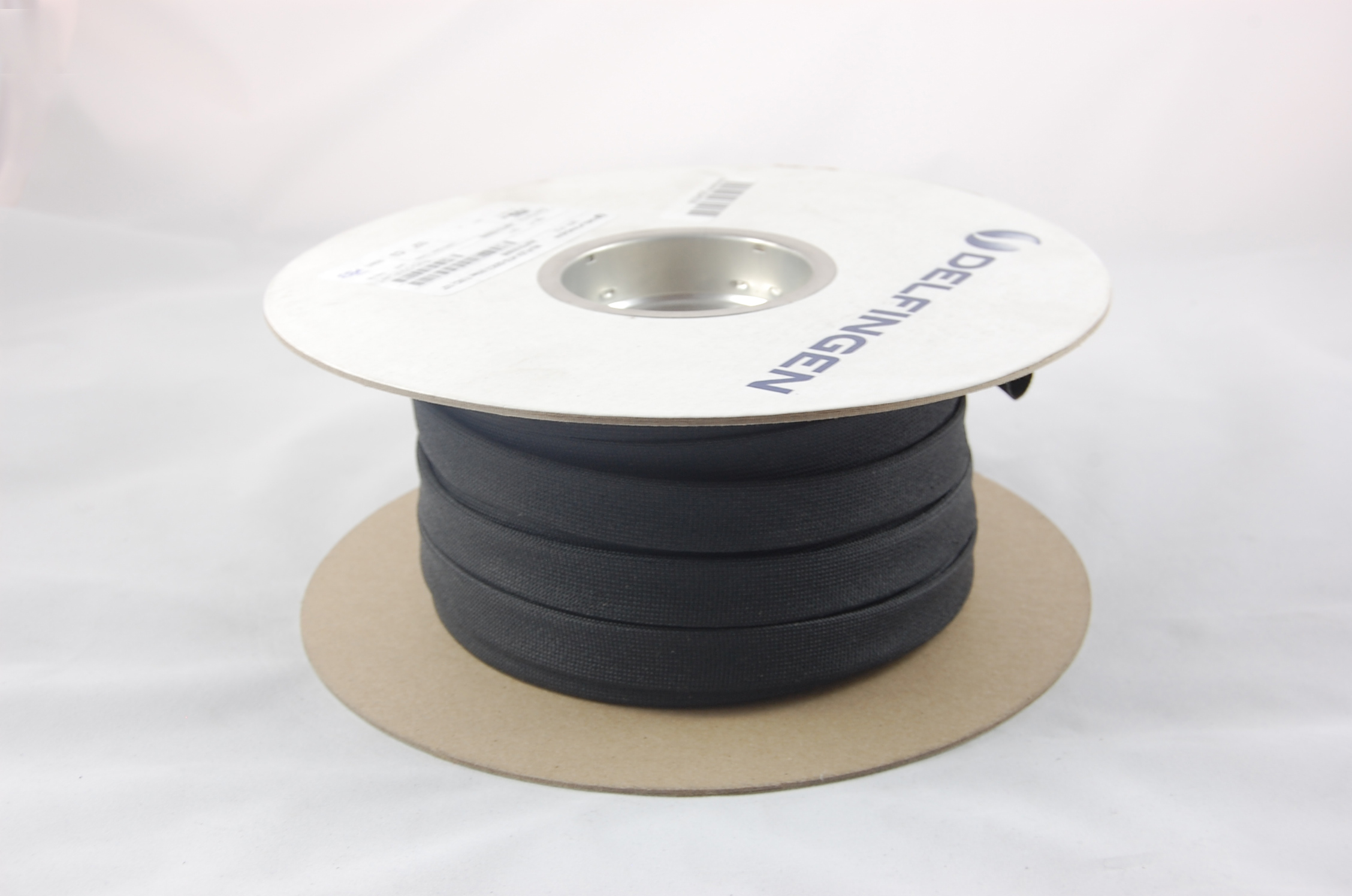 1/2" AWG NU-FLEX HTS C-3 Heat Treated Fiberglass Sleeving 240°C, black, 100 FT per spool